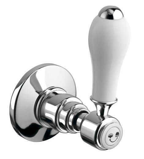 ANTEA podomítkový přepínač, páčka, chrom