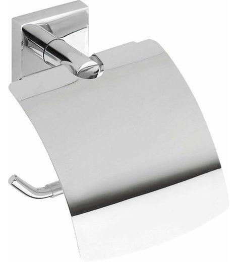 X-SQUARE držák toaletního papíru s krytem, chrom