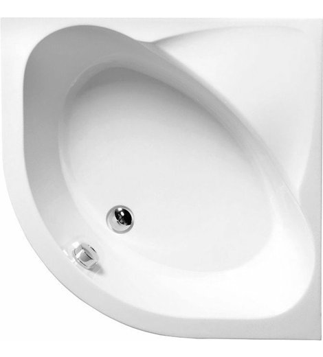 SELMA hluboká sprchová vanička, čtvrtkruh 90x90x30cm, R550, bílá