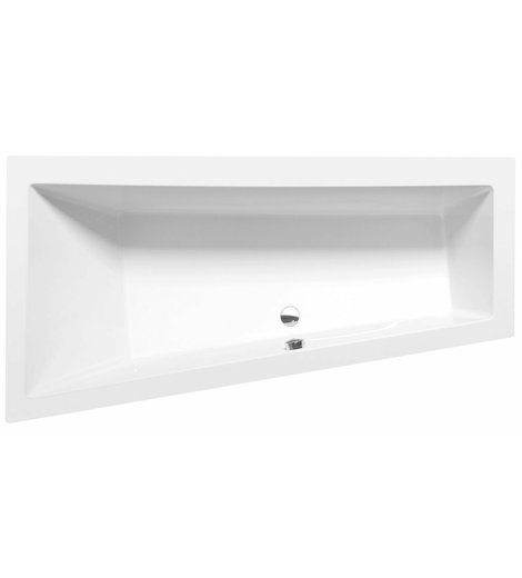 ANDRA L asymetrická vana 170x90x45cm, bílá