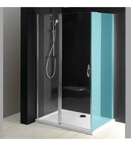ONE sprchové dveře s pevnou částí 1000 mm, čiré sklo GO4810