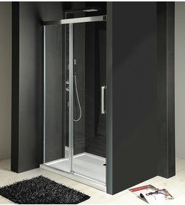 FONDURA sprchové dveře 1100mm, čiré sklo GF5011
