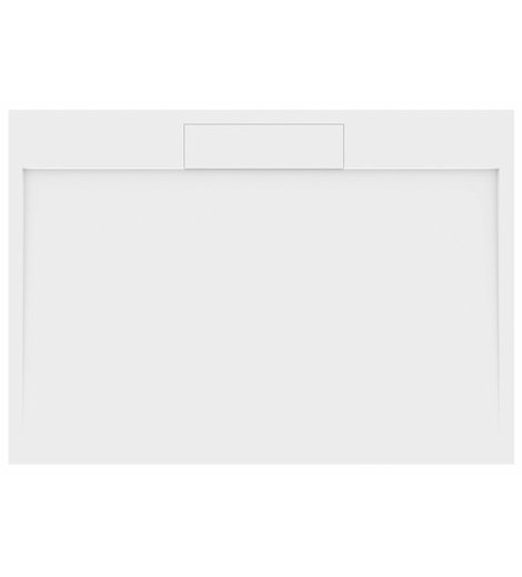 IRENA sprchová vanička z litého mramoru, obdélník 140x100cm, bílá