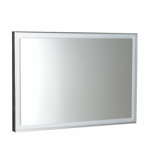 LUMINAR zrcadlo s LED osvětlením v rámu 900x500mm, chrom