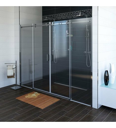 DRAGON sprchové dveře 1700mm, čiré sklo