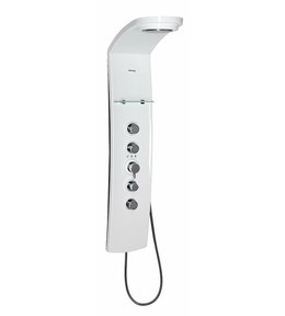 LUK termostatický sprchový panel nástěnný 250x1300mm, bílá 80312