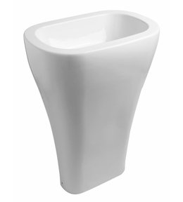 AQUATECH keramické umyvadlo volně stojící, 60x85x40cm, bílá