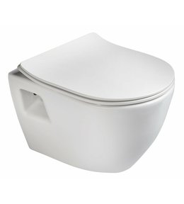PAULA závěsná WC mísa, 35,5x50cm, bílá TP325