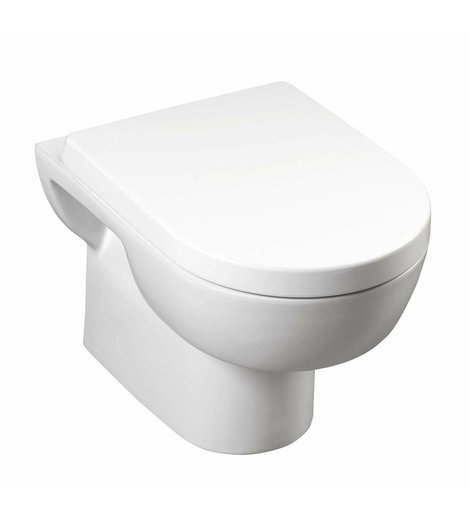 MODIS závěsná WC mísa, 36x52cm, bílá