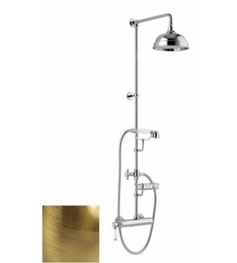 VIENNA sprchový sloup s pákovou baterií, mýdlenka, 1267mm, bronz VO139BR