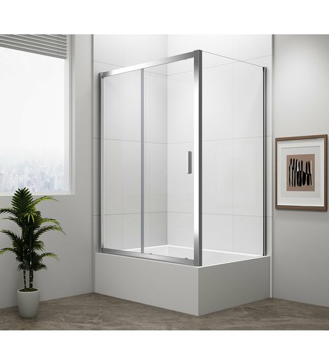 DEEP obdélníkový sprchový kout 1100x900mm L/P varianta, čiré sklo