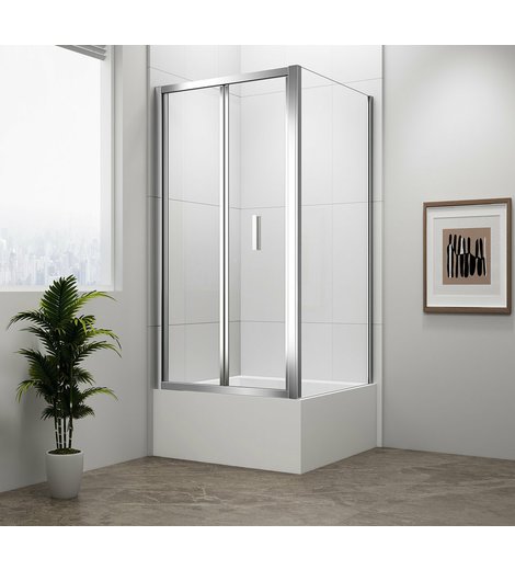 DEEP obdélníkový sprchový kout 1000x900mm L/P varianta, čiré sklo