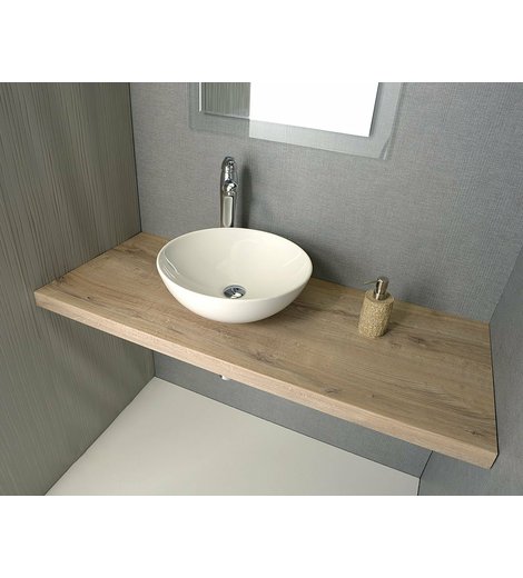 AVICE deska pod umyvadlo 170x50cm, tl.5cm, dub Rover