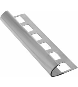 Lišta k obkladům O, L250cm, 10mm, nerez pololesk