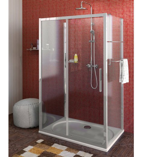 Lucis Line třístěnný sprchový kout 1200x800x800mm L/P varianta