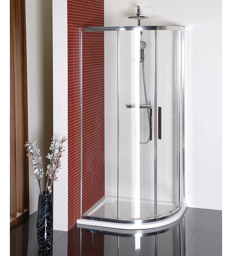 LUCIS LINE čtvrtkruhová sprchová zástěna 1200x900mm, L/R