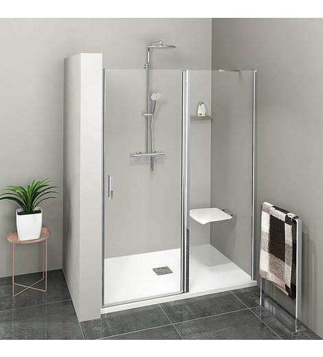 ZOOM sprchové dveře 1400mm, čiré sklo