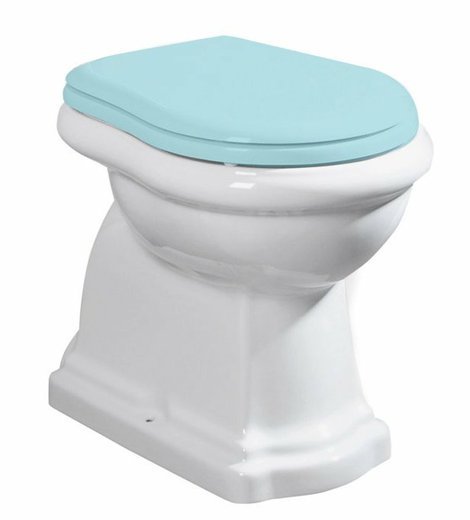 RETRO WC mísa stojící, 38,5x59cm, spodní odpad, bílá