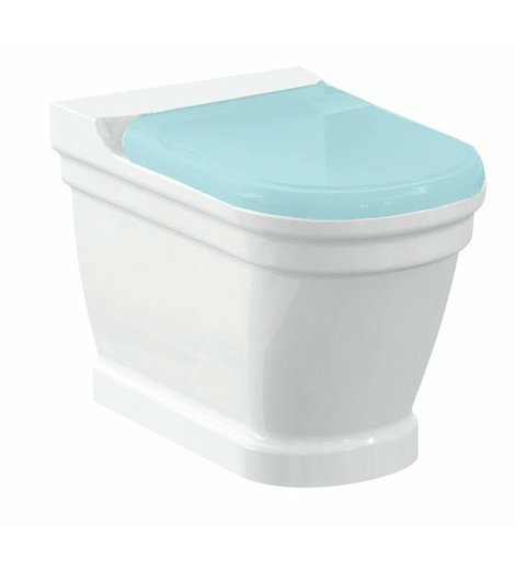ANTIK WC mísa kombi, zadní/spodní odpad, 37x63cm, bílá