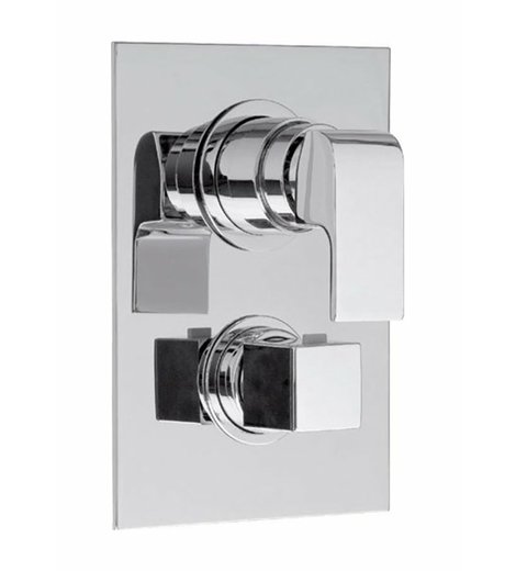 DIMY podomítková sprchová termostatická baterie, 3 výstupy, chrom