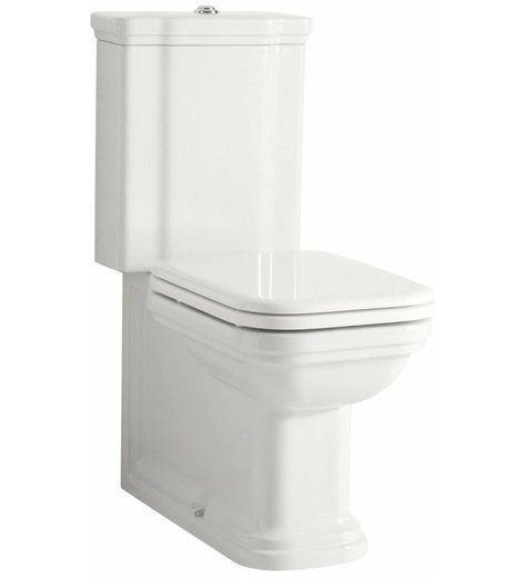 WALDORF WC kombi, spodní/zadní odpad, bílá-chrom