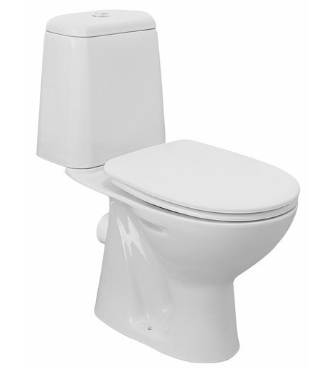 RIGA WC kombi, dvojtlačítko 3/6l, zadní odpad, bílá