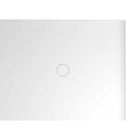 MIRAI sprchová vanička z litého mramoru, obdélník 100x80x1,8cm, pravá, bílá 73170