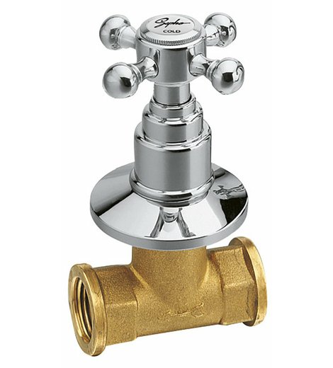 ANTEA podomítkový ventil, studená, chrom