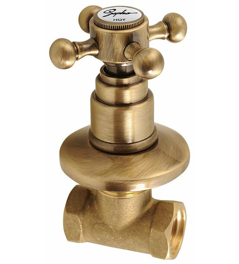 ANTEA podomítkový ventil, teplá, bronz