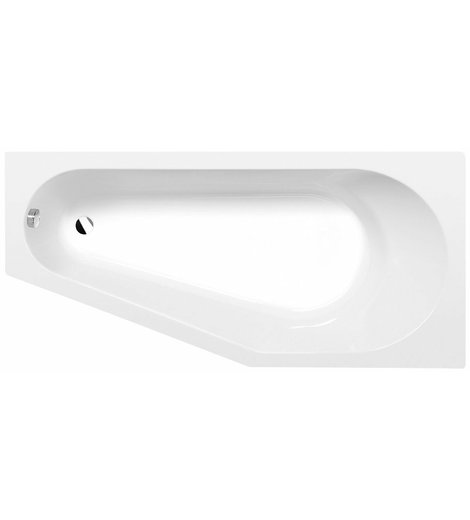 TIGRA R asymetrická vana 150x75x46cm, bílá