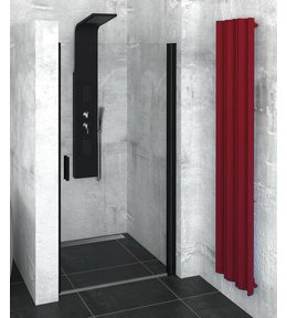 ZOOM LINE BLACK sprchové dveře 800mm, čiré sklo ZL1280B
