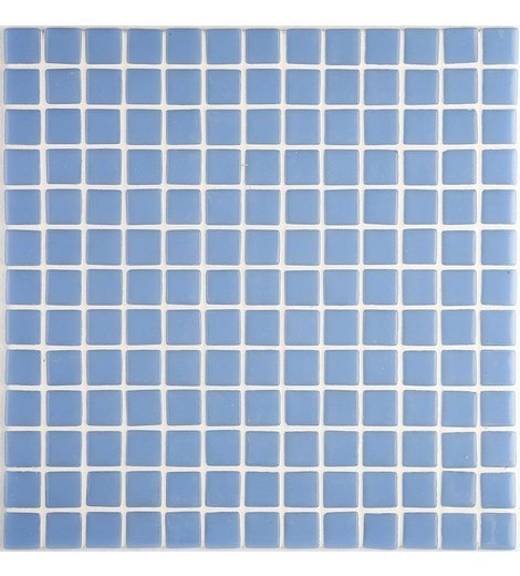 LISA plato skleněné mozaiky blue 2,5x2,5cm