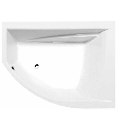 TANDEM R asymetrická vana 170x130x50cm, bílá
