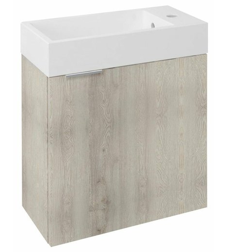 LATUS IV umyvadlová skříňka 49,5x50x25cm, dub Mocca