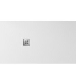 MITIA sprchová vanička z litého mramoru, obdélník 160x90cm, bílá