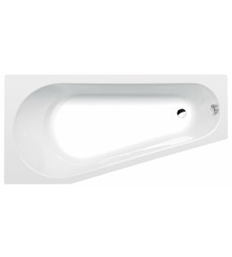 PROJEKTA L asymetrická vana 160x80x44cm, bílá