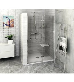 FORTIS sprchové dveře do niky 1200mm, čiré sklo, pravé