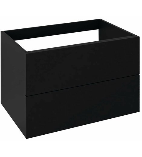 TREOS umyvadlová skříňka 75x53x50,5cm, černá mat