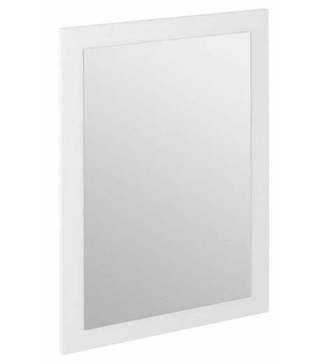 TREOS zrcadlo v rámu 75x50cm, bílá mat