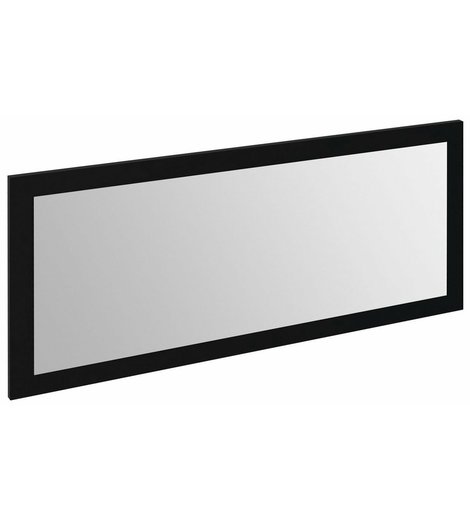 TREOS zrcadlo v rámu 110x50cm, černá mat