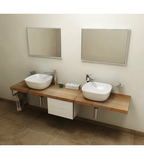 AVICE deska pod umyvadlo 190x50cm, tl.5cm, old wood