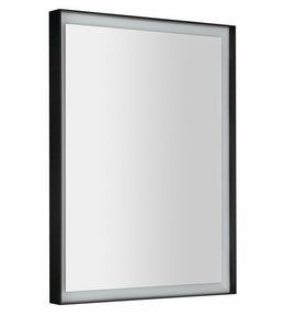 SORT zrcadlo s LED osvětlením 60x80cm, černá mat ST080