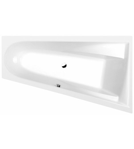 CHIQUITA R asymetrická vana 170x100x45cm, bílá