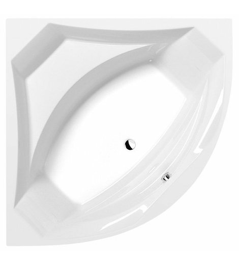 ROSANA rohová vana 140x140x49cm, bílá