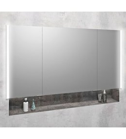 INTEGRA zápustná galerka s LED osvětlením, 125x70cm IN125