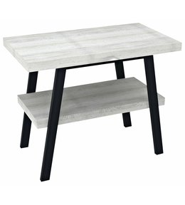 TWIGA umyvadlový stolek 80x72x50 cm, černá mat/dub starobílý VC442-80-5