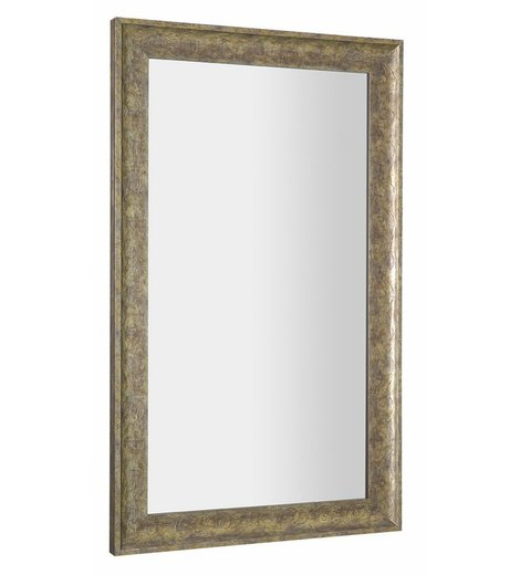 MANTILA zrcadlo v dřevěném rámu 76x126cm, antik