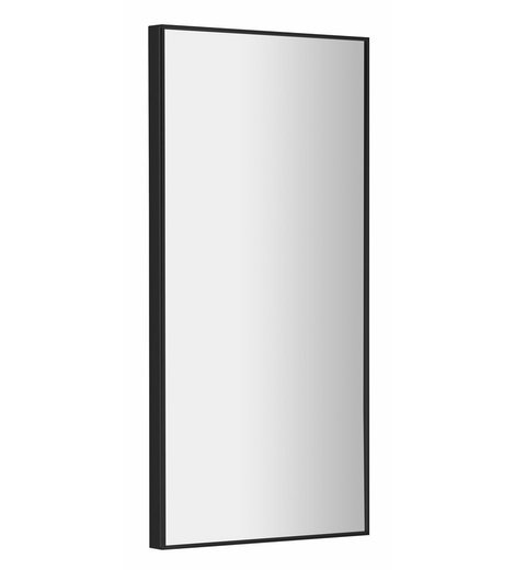 AROWANA zrcadlo v rámu 350x900mm, černá mat