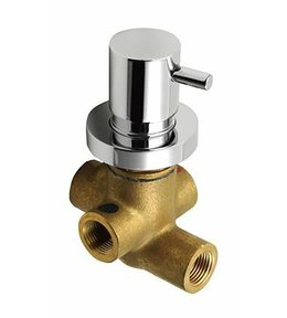 AIRTECH podomítkový přepínač, chrom