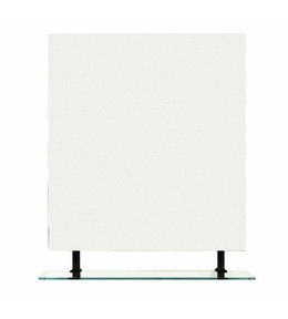 WEGA zrcadlo s policí 80x80cm, černá mat 60092-8B WEGA zrcadlo s policí 80x80cm, černá mat 60092-8B